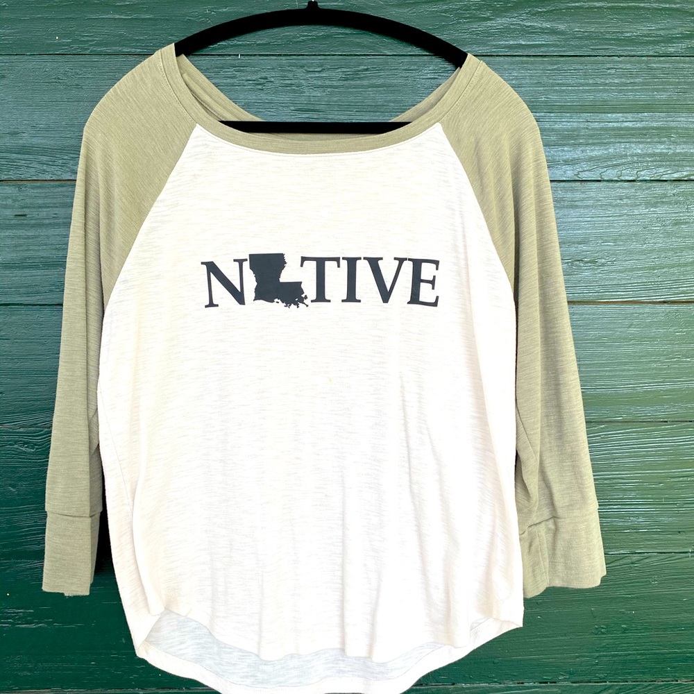 Louisiana baseball tee